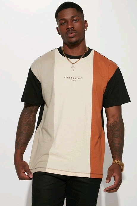 New Men's Large C'est La Vie Short Sleeve Tee.