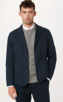 New - Frank and Oak The 3-Button Twill Blazer , Deep Blue . Size 40R