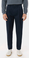 New - Frank and Oak The Jamie Pleated Chino Pant , Deep Blue . Size 32 , Inseam : 29"