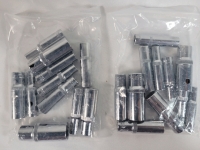 New - Two (2) Sets 11 Pc. Extended Sockets 1/4 Inch Hex Socket Chrome Steel 6 Point Deep Socket Set 4‑14MM for Precision Work .