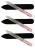 3 New LONDONTOWN Gorgeous Glass Nail Files - Safara - 4.75" Long ea | Retail Value Over $45!