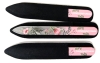 3 New LONDONTOWN Gorgeous Glass Nail Files - Safara - 4.75" Long ea | Retail Value Over $45! - 2
