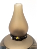 Striking Handblown Lightweight Frosted Glass Bud Vase with Beads | 7.75" Tall - 3