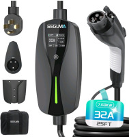 New | Seguma Level 2 Portable EV Charger | Model# EV-ACS3202U * Retails For $289.99 *