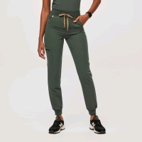 New Size XL Reg FIGS Women's Zamora High Waisted Jogger Scrub Pants Retails for $68 - Moss