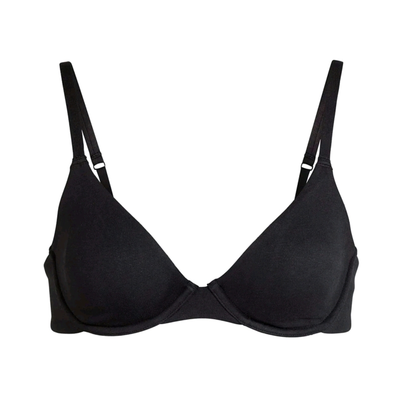 New Size 40C Skims Cotton Jersey Bra Soot Colour