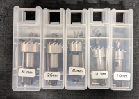 New: 5Pcs Hole Saw Drill Bit Set - 16, 18.5, 20, 25, 30 mm