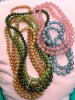 1960&rsquo;s Retro Beaded Pearl Stye Fantastic Colours Including Pop Beads - 5