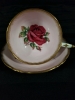 Double warrant signed PARAGON CABBAGE ROSE cup & saucer