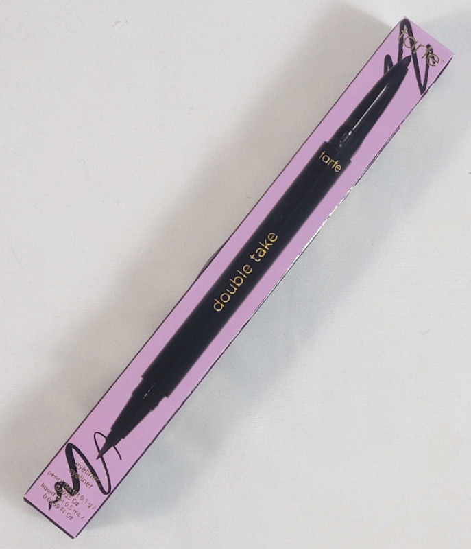 New - Tarte Double Take Eyeliner , Black .