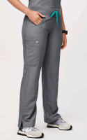 New Size Small FIGS Women's Kade Cargo Scrubs , Grey .