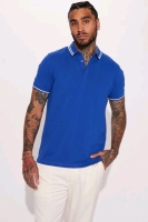 New Men's size Medium Wilson Short Sleeve Polo by Nova Men - Royal Blue