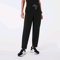 New Size Med Petit FIGS Women's Sheridan Barrel Scrub Pants Retails for $84 Black