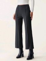 New Size Large OLG Women's Kickout Pull-On Cropped Flare Pant - Blue Charcoal Retails for $55