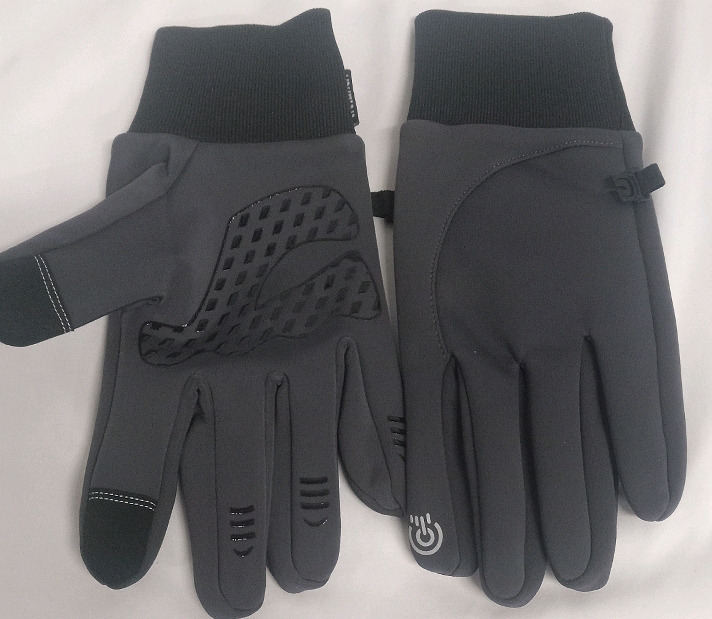 New | Unisex XL | Winter Gloves w/ Rubber Grip and Clip