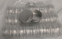 New | 30 Pcs of Empty Cosmetics Containers | Measures 1 &frac12; x &frac12;" Ea.