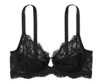 New | Size 42D Victoria's Secret Invisable Lift Bra | Black Lace