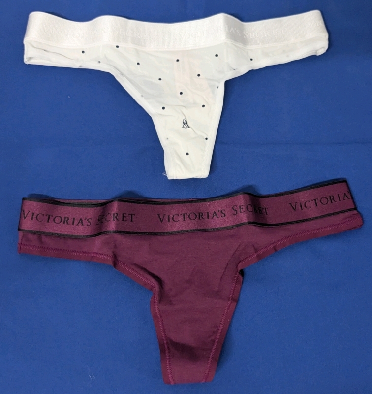 2 New Size XS VICTORIA'S SECRET Lace Thong Underwear