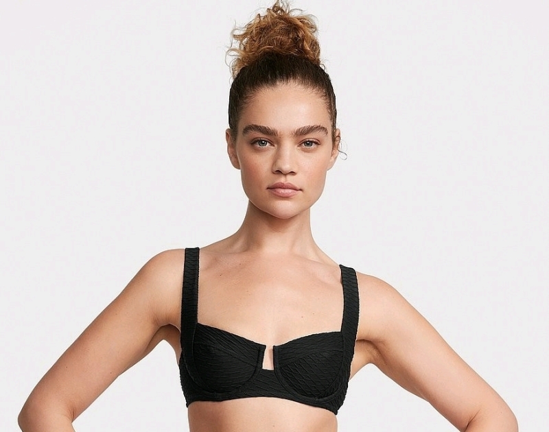 New Size 32D VICTORIA'S SECRET SWIM Mix & Match Full Coverage Bikini Top | Retails $59.95