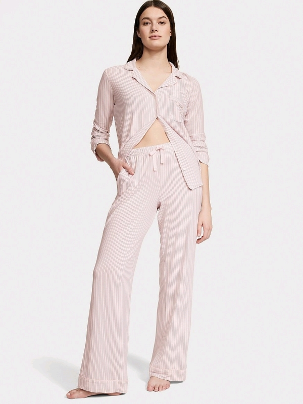 New Women's Large Victoria's Secret Modal Long Pajama Set. Retails for $94.95.