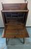 Vintage Pine Secretary Desk Hutch - 2