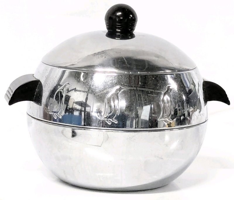 West Bend Aluminum Penguin Hot & Cold Server &bull; 8.5" Tall
