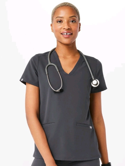 New |Casma Three-Pocket Scrub Top Womens Size:S | * Retails $58 *