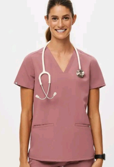 New | Casma Three-Pocket Scrub Top Womens Size:XXS | * Retails $58 *