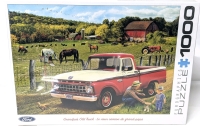 New Eurovision 1000-Piece Puzzle : Grandpa's Old (Ford) Truck | Finished Size 19.25" x 26.6"