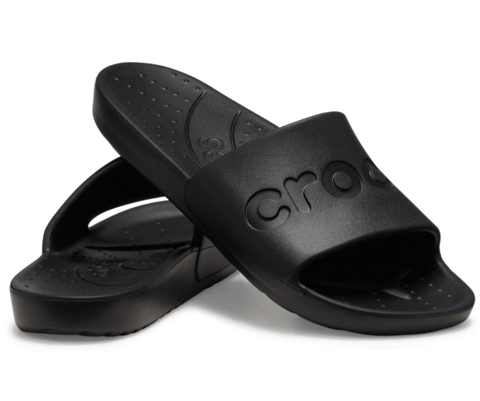 New Size M9/W11 CROCS Slide Sandals &bull; Black