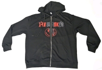 New Size 3XL ChickYea I'M BROKEN Lightweight Zip-Up Hooded Shirt