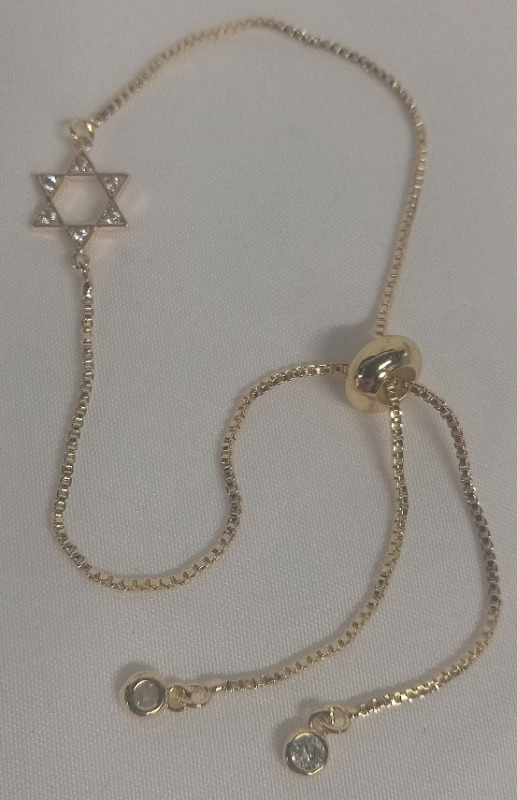 New | Women's Star of David Bracelet | color: Gold