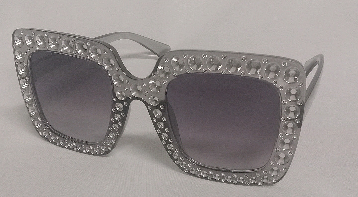 New | Women's Bedazzled Sun Glasses