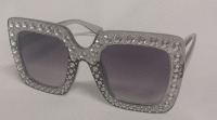 New | Women's Bedazzled Sun Glasses