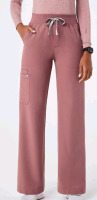 New | High Waisted<br/>High Waisted Isabel Wide Leg Scrub Pants Womens Size: Small Regular