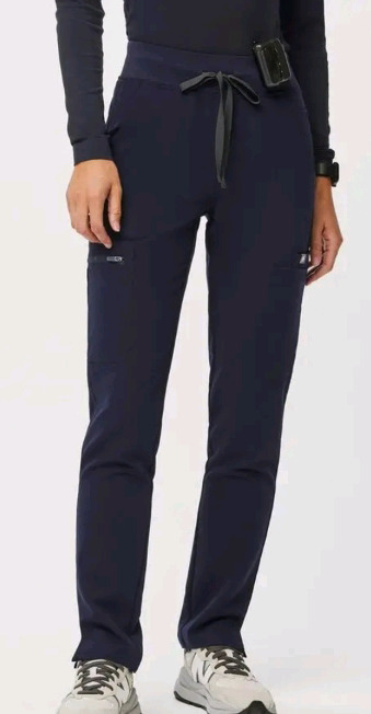 New | High Waisted Yola Skinny Scrub Pants Womens Size: Small Regular