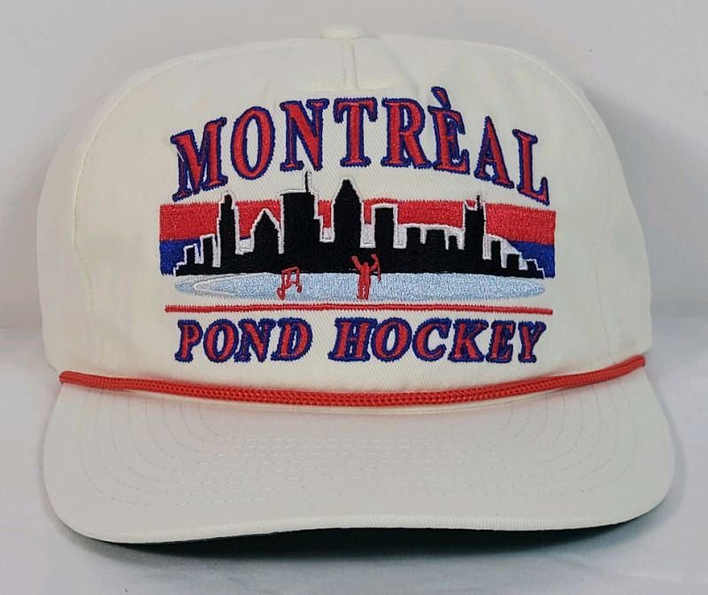 New - Montreal Pond Hockey Snap-Back Cap , One Size