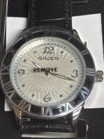 New Upscale GRUEN MENS VINTAGE Watch "Piping Rock" Bezel Sweep Second Hand Quartz Original Box