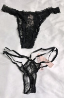 [Adults Only] 2 New Size Small Victoria's Secret Women's Panties (One Pair Crotchless)