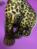 Rhinestone Eyed Leopard Cat Statement Necklaces - 6