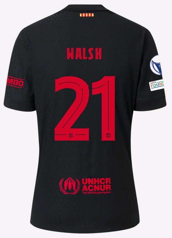 New Size Men's Medium NIKE A Barcelona Away Football/Soccer Jersey Walsh 21
