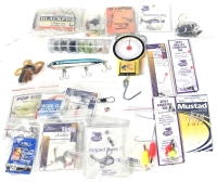 Fishing Gear & Fishing Tackle : Bass Pro Fish Scale, Heddon Super Spook Saltwater Hook + Assorted Rigs, Hooks, Weights + More