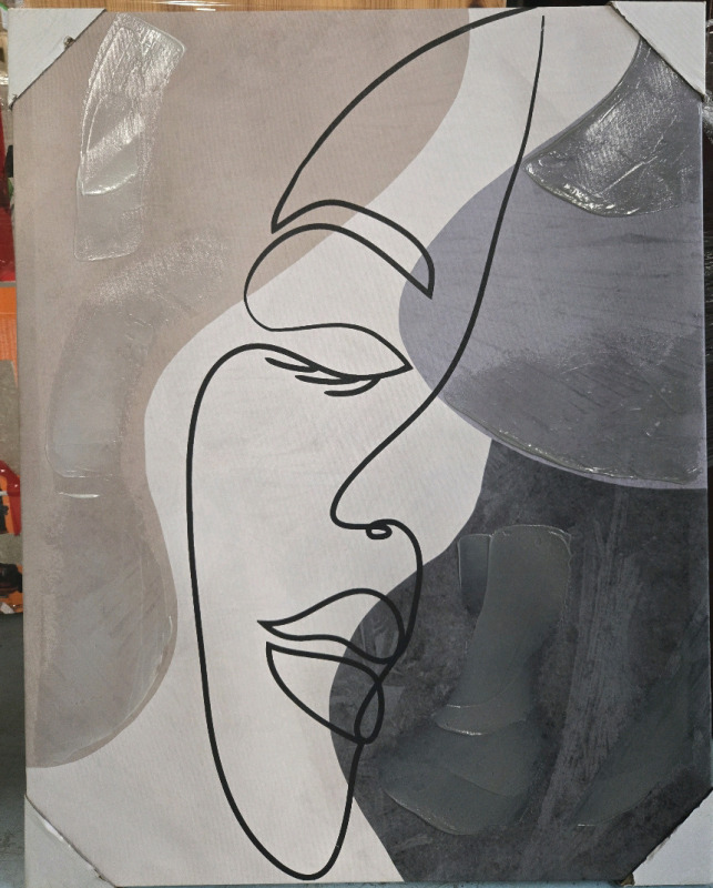 Abstract Canvas Wall Art | 22" x 28"