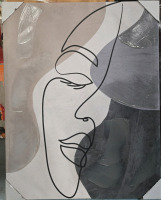 Abstract Canvas Wall Art | 22" x 28"