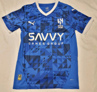 New - Size Small Al Hilal FC Neymar Jr. 2024/25 Home Jersey