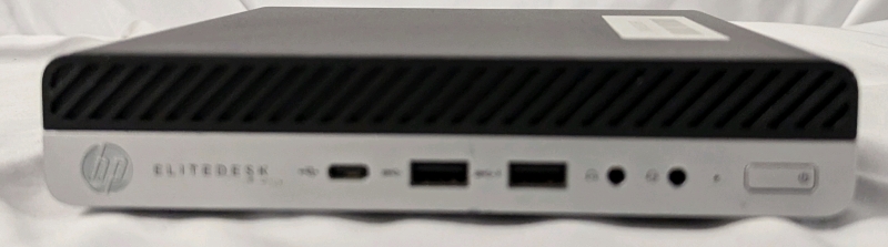 HP Elitedesk 800 G3 Mini Business Desktop (Intel Quad Core i5-6500T, 16GB DDR4 RAM) No Power Cord.