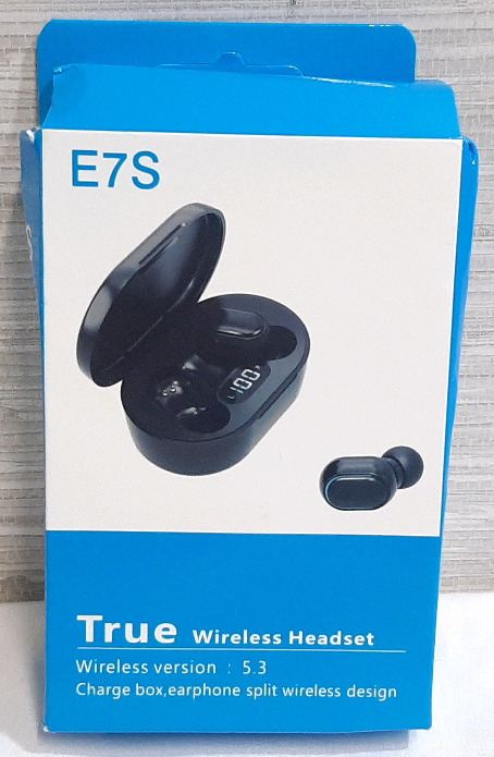 New E7S True Wireless Headset w/ Charge Case