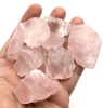 Handful of Natural Pink Rose Quartz Stones