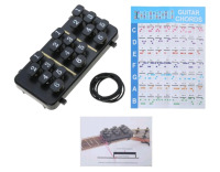 New - Guitar Chord Trainer - Easy-to-Use Finger Teaching Aid for Full-Sized Acoustic Guitars - Efficient Learning System with Universal Fit