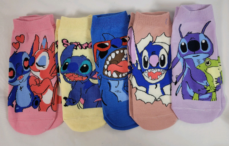 New - 5prs. STITCH Anke Socks , Various Colors